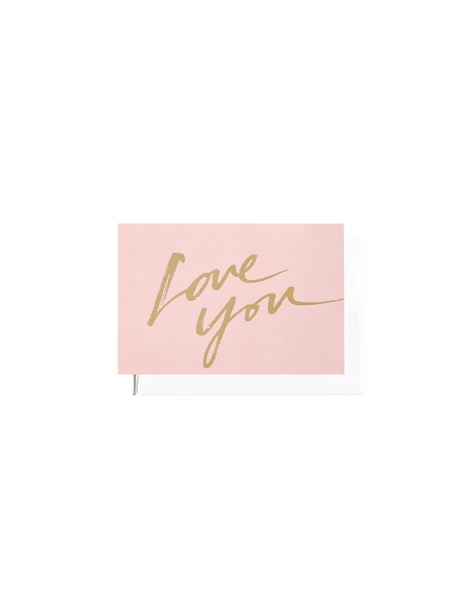 Love you calligraphy message card