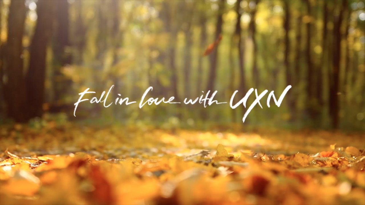 UXN 채널 &#039;Fall in love with UXN&#039; 가을 ID영상 타이틀